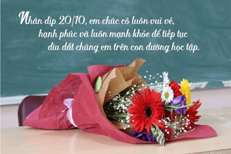 Lời chúc 20/10 ý nghĩa dành cho cô giáo